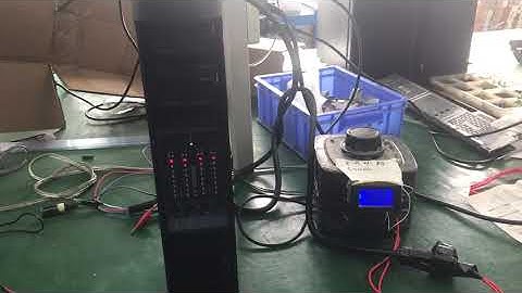 Sanway Audio FP series power amplifier 110V version operating voltage test 2