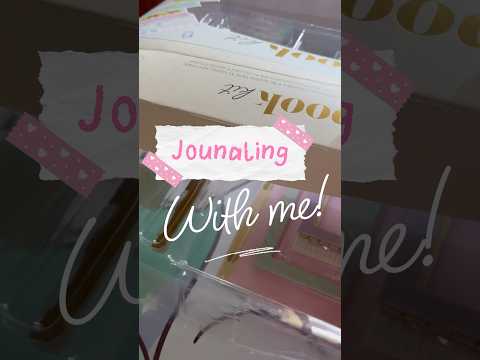 Journaling with me! 💖 #journalingwithme #scrapbookingideas #scrapbookkit #shorts
