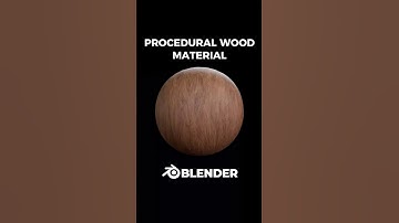 Procedural wood material in Blender🪵#3d #blender3d #b3d #Blender #blendermaterial#blendermaterials