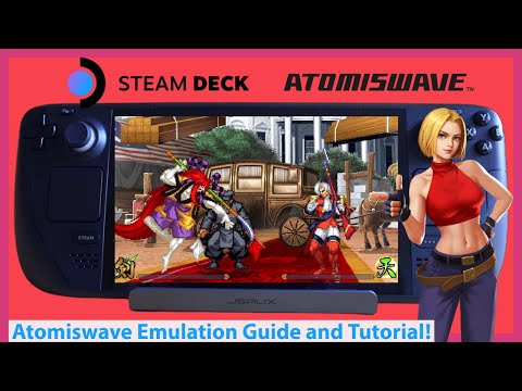 ATOMISWAVE on Steam Deck! Dreamcast Emulation Tutorial for RetroArch on EmuDeck and Flycast!