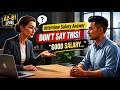 What Salary Should You Say? | Handle Job Interview Questions in English | A2–B1 Conversation