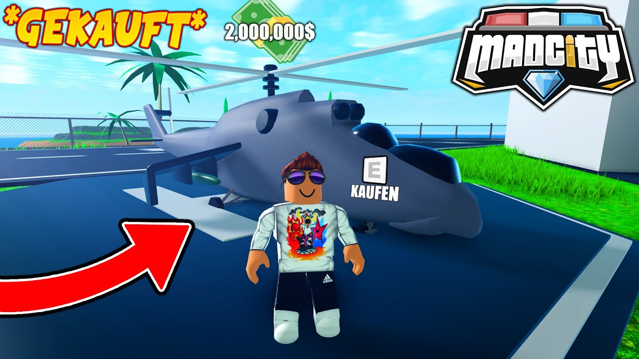 Neu 2 000 000 Militar Helikopter Gekauft Mad City - alle 10 geheimen enten orte mad city roblox youtube