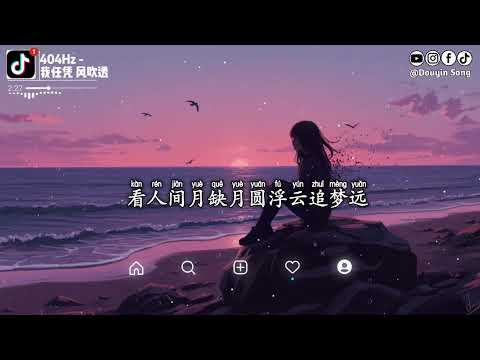 404Hz - 我任凭 风吹透 (氛围R&B版)『我任凭风吹透，挥笔杀尽此间秋，留天上明月判我胜一筹』【动态歌词MV】