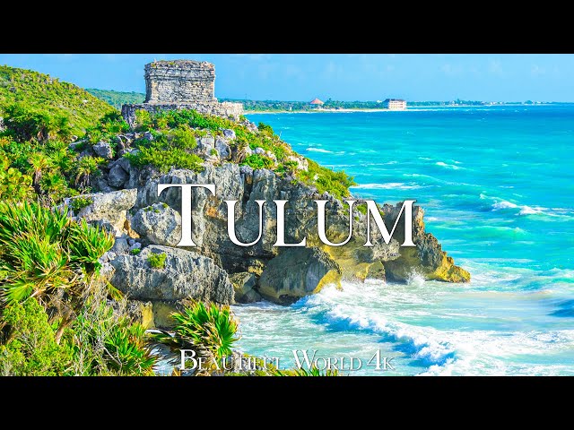 Tulum 4K Amazing Aerial Film - Relaxing Piano Music - Beautiful Nature class=