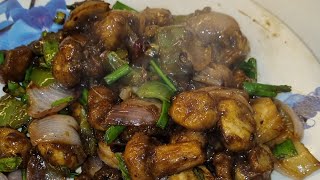 MUSHROOM CHILLI DRY | An easy and tasty Chinese Recipe |