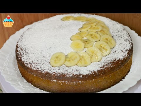 Видео рецепт Банановый пирог