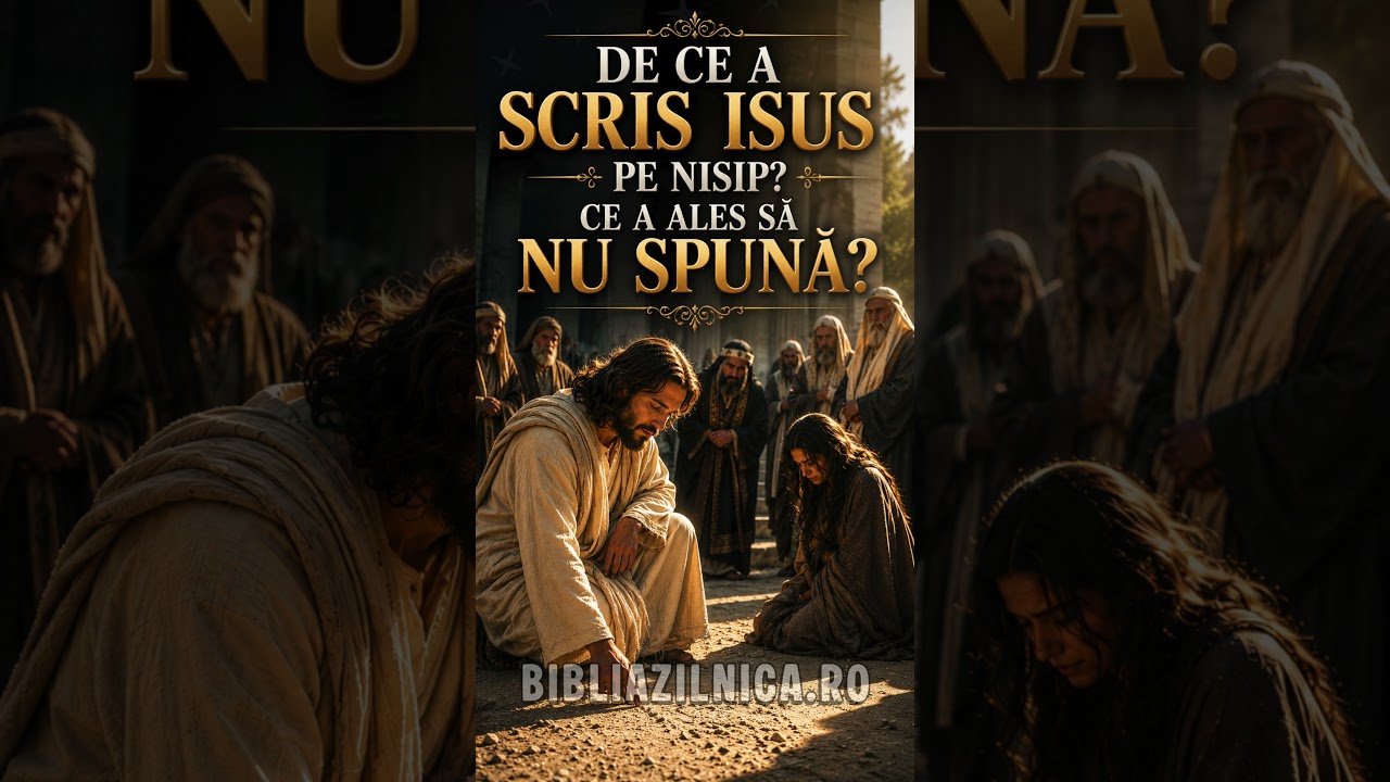 De ce a scris Isus pe nisip? Ce a ales să nu spună? - Întrebări și răspunsuri biblice
