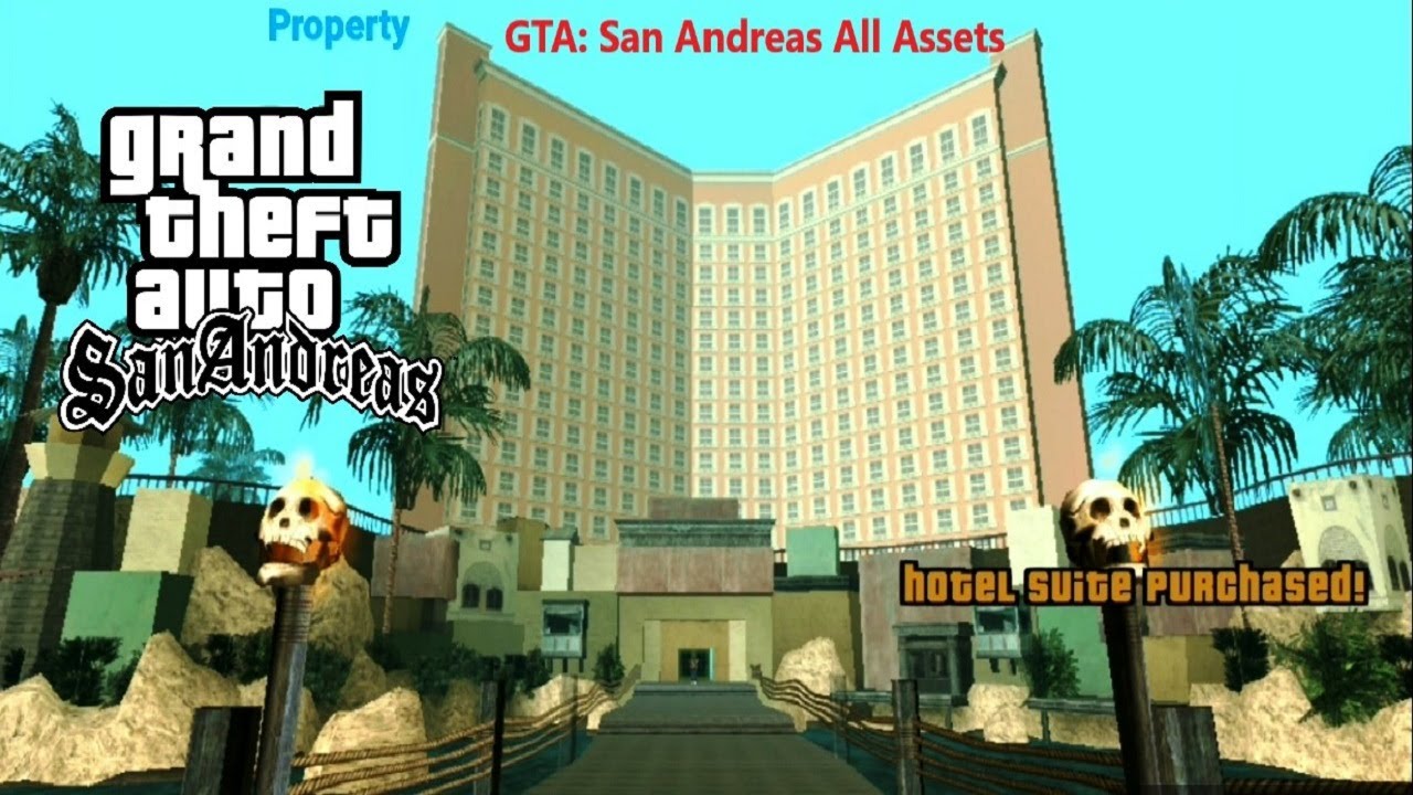 All Assets of CJ in GTA San Andreas GTA San Andreas all Properties