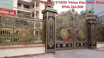 Cổng nhôm đúc mạ đồng 2024 giá và chất lượng không thể bỏ qua