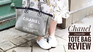 Chanel Deauville Tote Bag Review // Why This Is My Most Used Chanel  Handbag! 