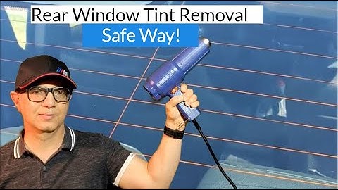 Rear Window Tint Film Removal Tutorial