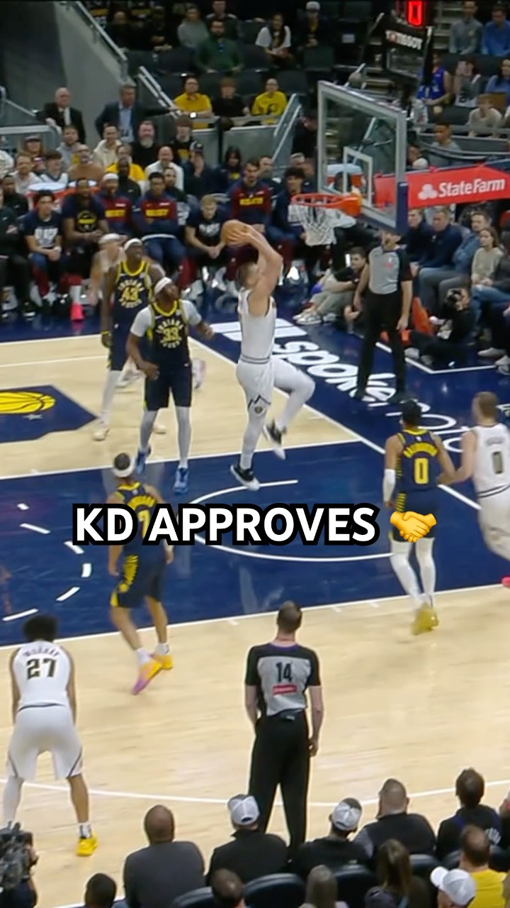 KD likes the Jokic dunk