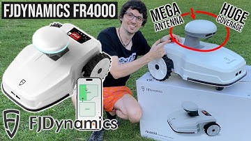 The Future of Lawn Care! - FJDynamics FR4000 Review & Test (10,000m² Coverage, Huge Reach & Fast)