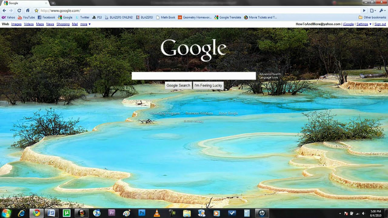 How to Personalize Google Search with a custom background image « Internet  :: Gadget Hacks