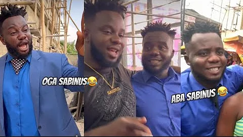 Oga Sabinus meets his twin brother fake ABA Sabinus for the first time 😱😳 and this happened!!