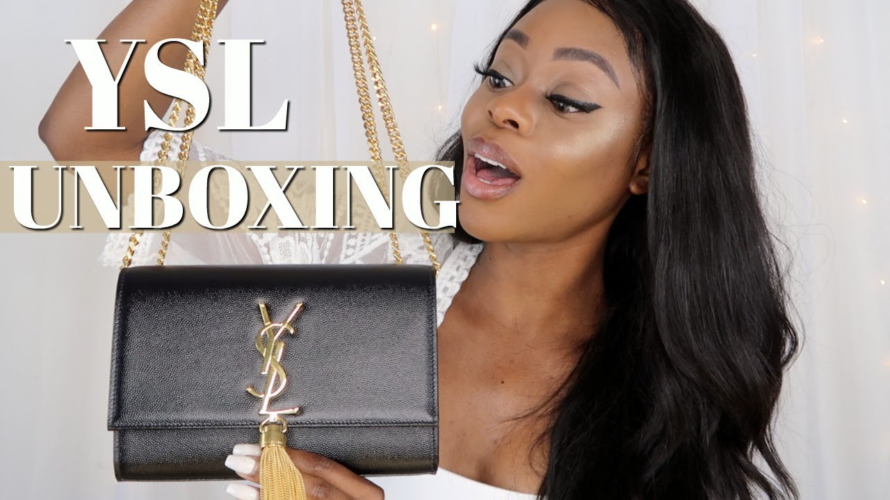 YSL BAG UNBOXING⎜KATE SMALL BAG WITH TASSEL 