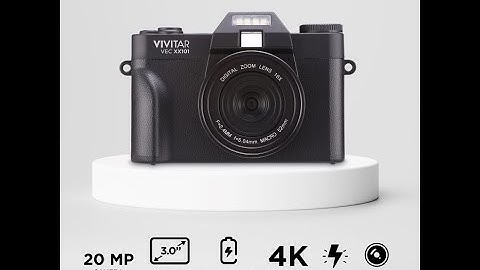 Vivitar 4k WiFi Point and Shoot Digital Camera with Macro and Wide Angle Lens (VECXX101)