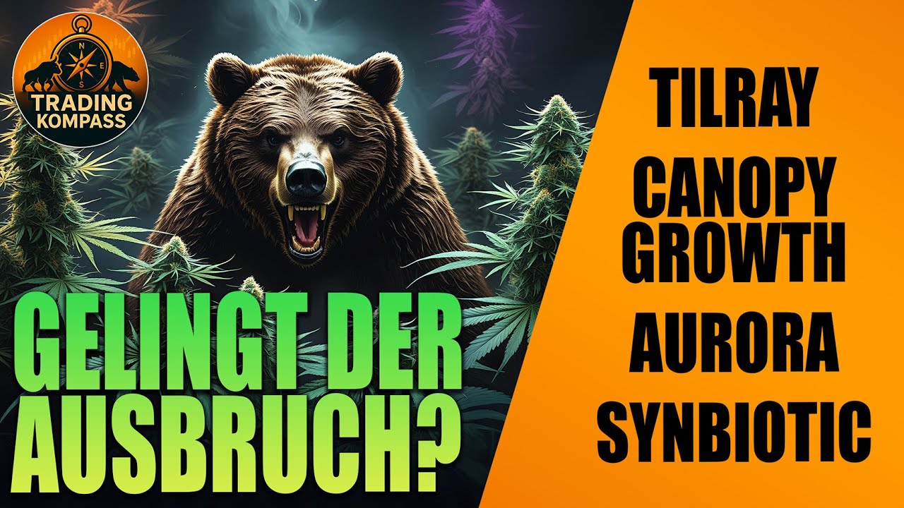 CANNABIS-AKTIEN 🤑 Canopy Growth, Tilray, SynBiotic, Aurora | Analyse & Kursziele