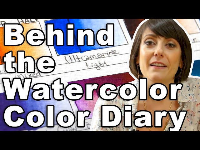 Painter's Color Diary 9x12 Wire Bound Pad, Watercolor