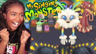SkyPainting is HERE bringing Whiz-bang and Dipsters to Light Island!! | My Singing Monster [27]
