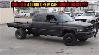 2nd gen CREW CAB 4 DOOR Dodge Ram Cummins ?!?!? They really do exist.