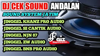 DJ CEK SOUND KHANZ PRO AUDIO - SI CANTIK AUDIO FULL BASS HOREG TERBARU FULL ALBUM