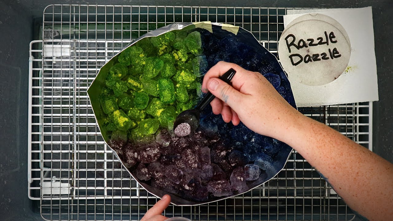 Tiedye pattern Bleach Dye Scrunch into a Beautiful Ice Dye Spiral! YouTube