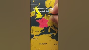 The best map for travelers✈️ #map #scratchmap #travel #trip #travelmusthaves #worldmap