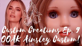 Customizing an OOAK American Girl Doll! Make-up, Permanent Hair-Curling, + More!!