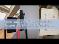 Avis sur la OUUTMEE Lot de 2 Supports d'Enceinte Réglable en Hauteur, Pieds d'Enceintes Universel, S