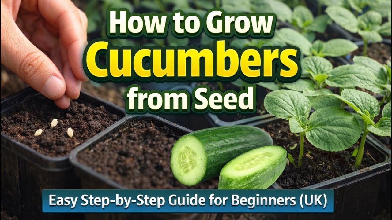 How to Grow Cucumbers from Seed | Easy Step-by-Step Guide for Beginners (UK)