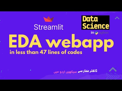 EDA web application in 47 lines of codes