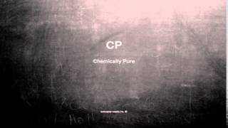 What does CP mean