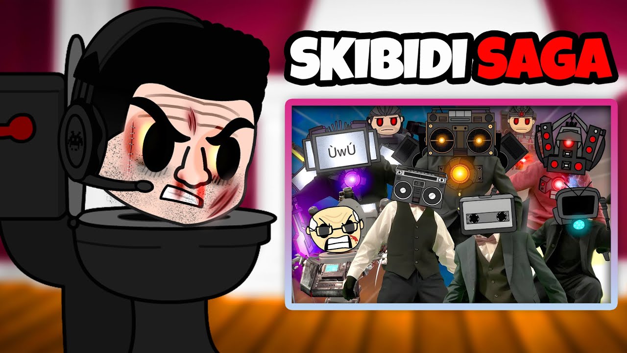 The Skibidi Saga - Season 1 (All Episodes) - Gacha React to Skibidi Toilet