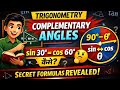 Secret  of complementary  angle class 9 icse , cbse