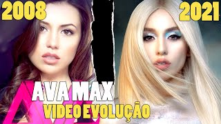 A EVOLUÇÃO DE AVA MAX (2008 - 2021) Antes e Depois | Music Video Evolution