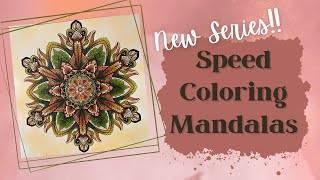 Speed Coloring Mandalas Color It Vol II Ohuhu Alcohol Markers Adult Coloring