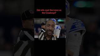 Stop Blaming The Refs For Lions Loss To The Cowboys!!