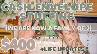 $400 Cash Envelope Stuffing + Life Updates!! | Chatty May #3 Paycheck | 24 Year Old Budgets