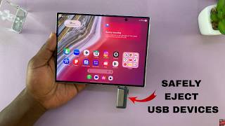 How To Safely Eject USB  Devices From Samsung Galaxy Z Fold 8 / 8 Ultra