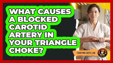 What Causes A Blocked Carotid Artery In Your Triangle Choke? - Fighting Arts Lab