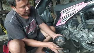 Pemasangan Kampas Ganda Beat karbu