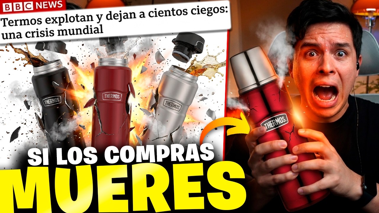 ⚠️ ¡NUNCA LOS COMPRES!: Estos termos explotan en tu cara y dejan CIEGOS a cientos 💀🚫🔥