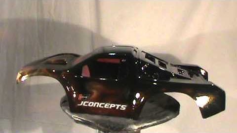 JConcepts Illuzion High Flow  Custom Airbrushed Ice Pearl True Fire!