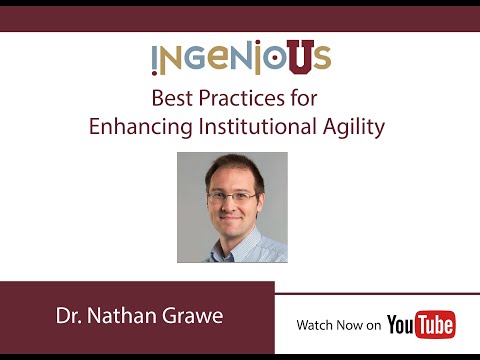 Best Practices for Enhancing Institutional Agility with Dr. Nathan Grawe