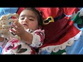 8 months old baby rolling and playing || touching her toes || fun time || cute baby 🥰🥰