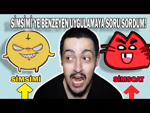 SİMSİMİ'YE BENZEYEN UYGULAMAYA SORU SORDUM! 😨 BANA KÜFÜR ETTİ 🤬