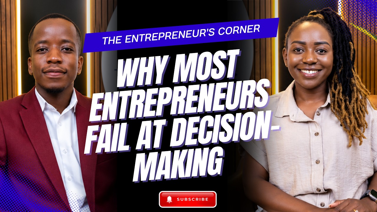 Still from Why most entrepreneurs fail at decision making - Zimbabwean CEO explains