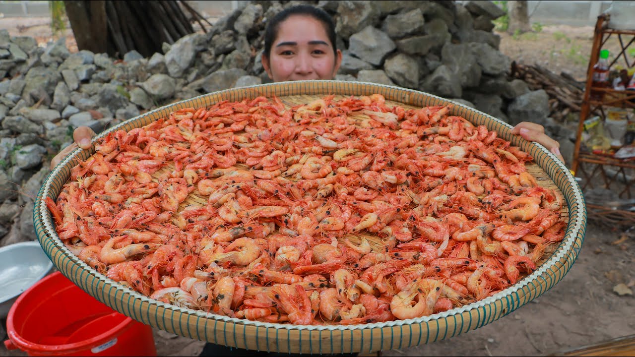 How to make dried shrimp #comment faire crevettes séchées 