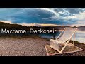 DIY Macrame Deckchair Cover